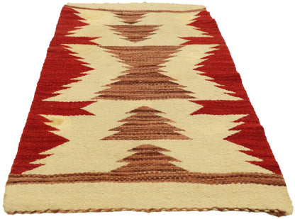 2 x 3 Antique Navajo Eye Dazzler Rug 74756