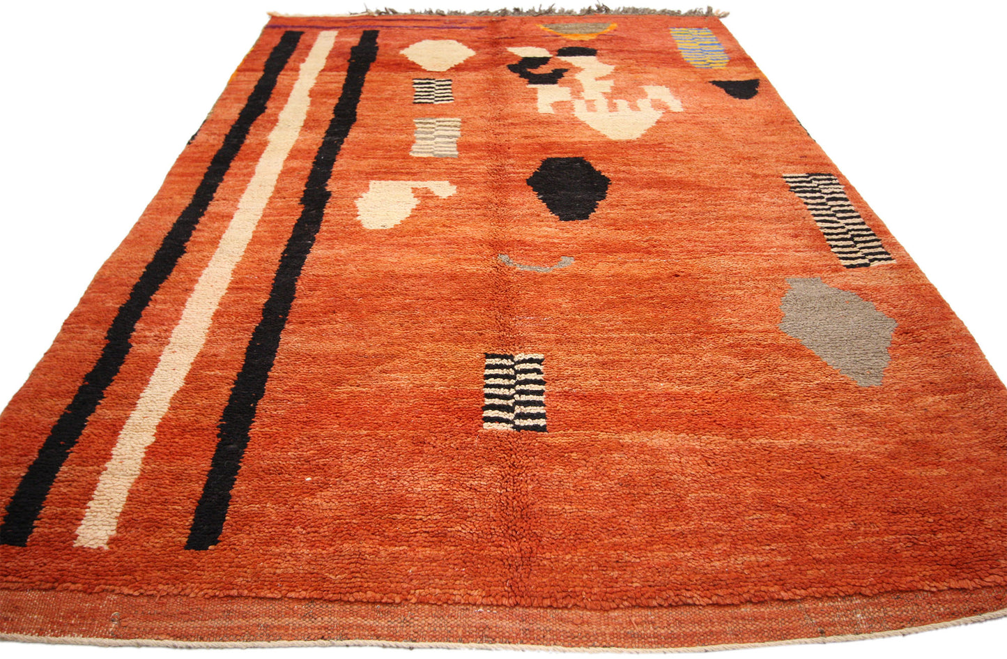 5 x 7 Vintage Moroccan Rug 74757