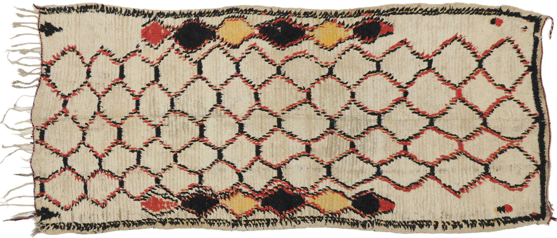 4 x 8 Vintage Moroccan Azilal Rug 74760