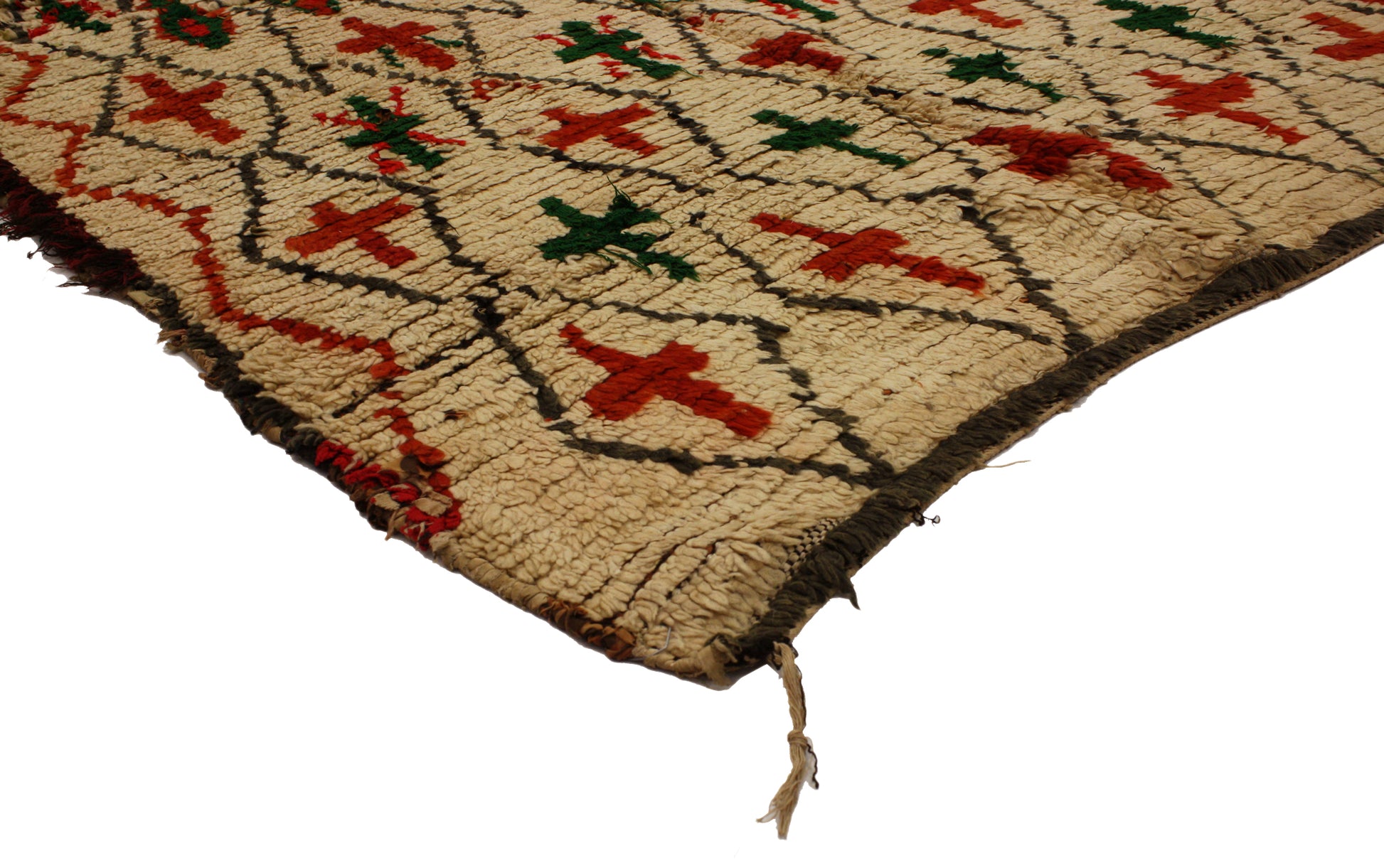 4 x 6 Vintage Moroccan Azilal Rug 74761