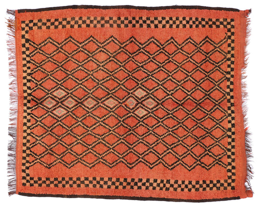 5 x 5 Vintage Moroccan Rug 74762