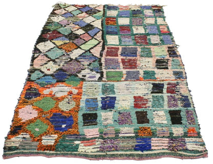 4 x 6 Vintage Moroccan Rug 74767