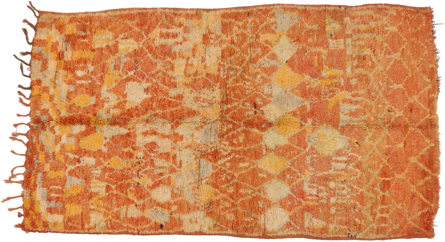4 x 8 Vintage Moroccan Rug 74769
