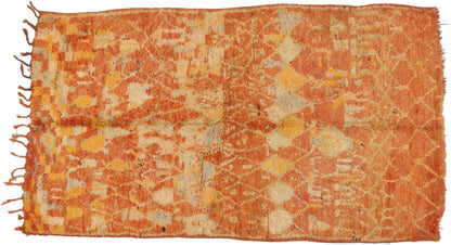 4 x 8 Vintage Moroccan Rug 74769