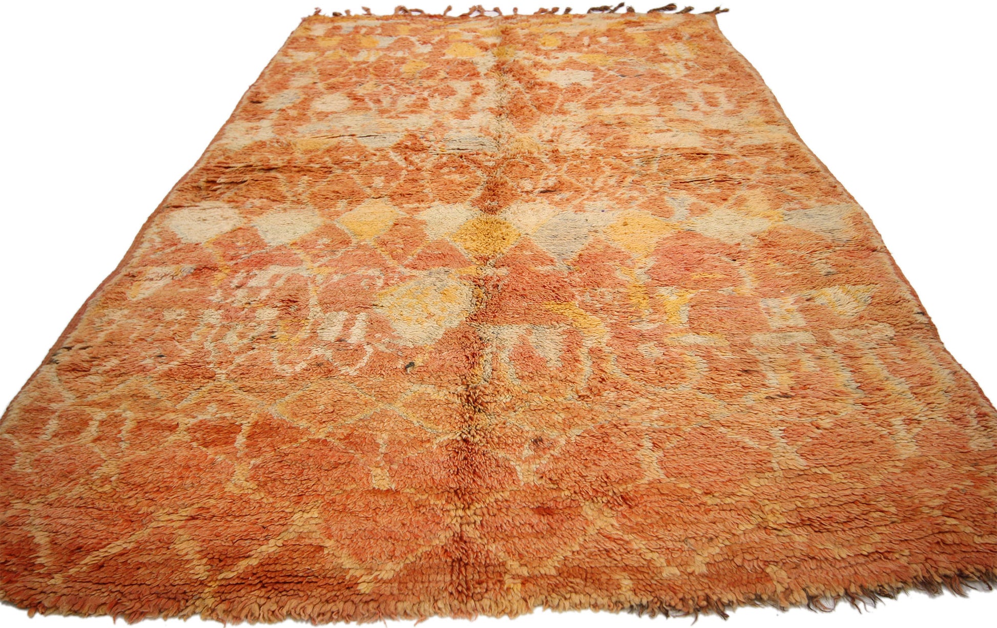 4 x 8 Vintage Moroccan Rug 74769
