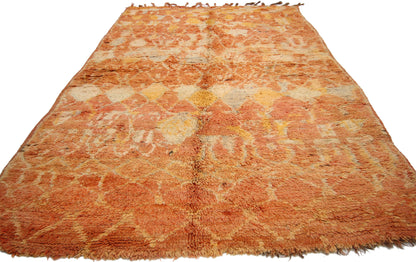 4 x 8 Vintage Moroccan Rug 74769