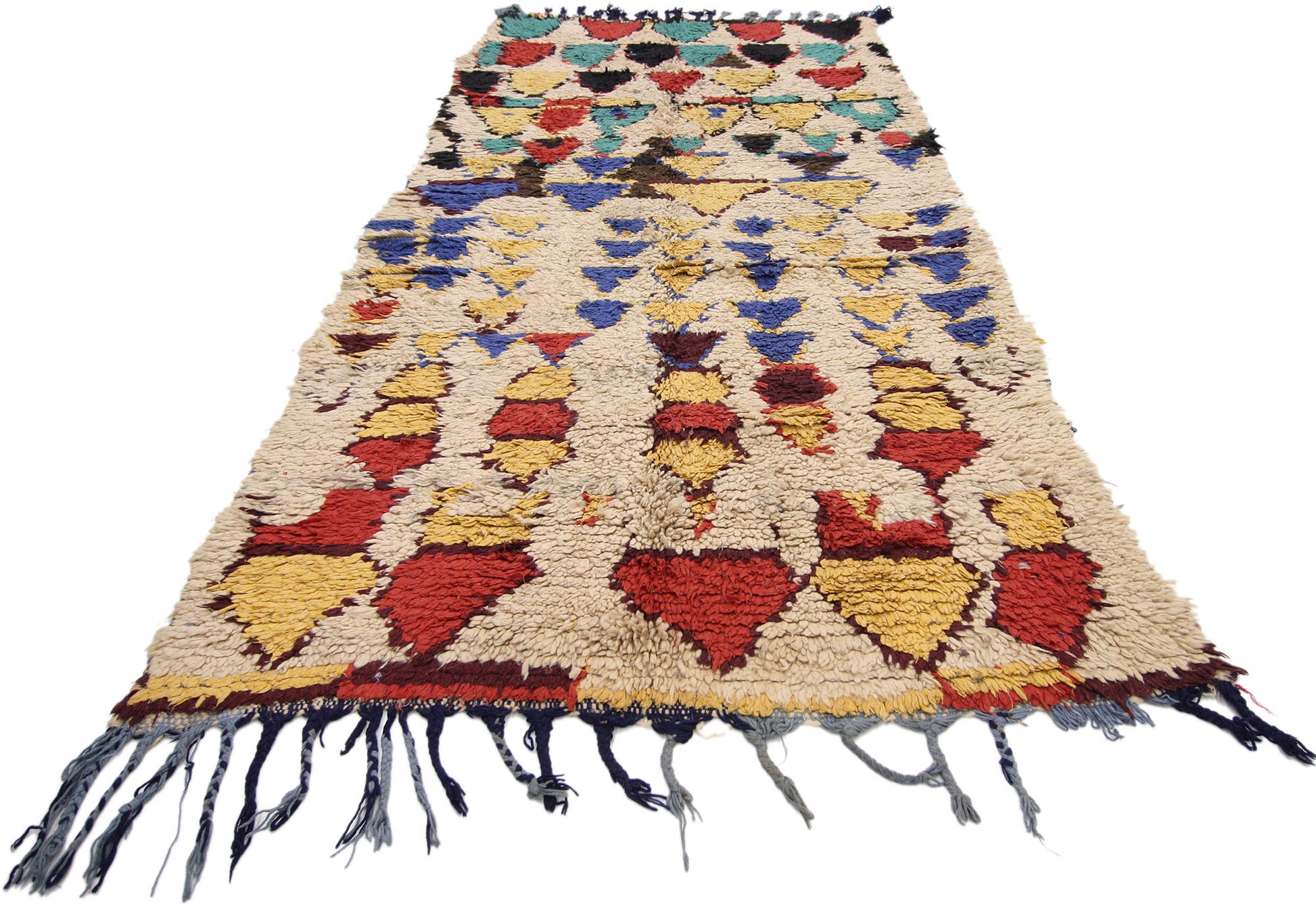 3 x 7 Vintage Moroccan Azilal Runner 74778