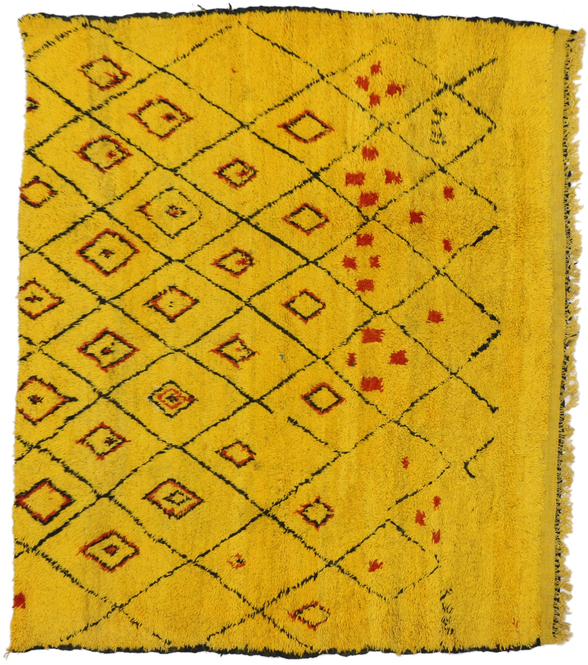 5 x 6 Vintage Moroccan Rug 74779