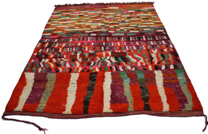 5 x 7 Vintage Moroccan Rug 74784