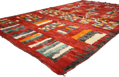 5 x 8 Vintage Moroccan Rug 74789