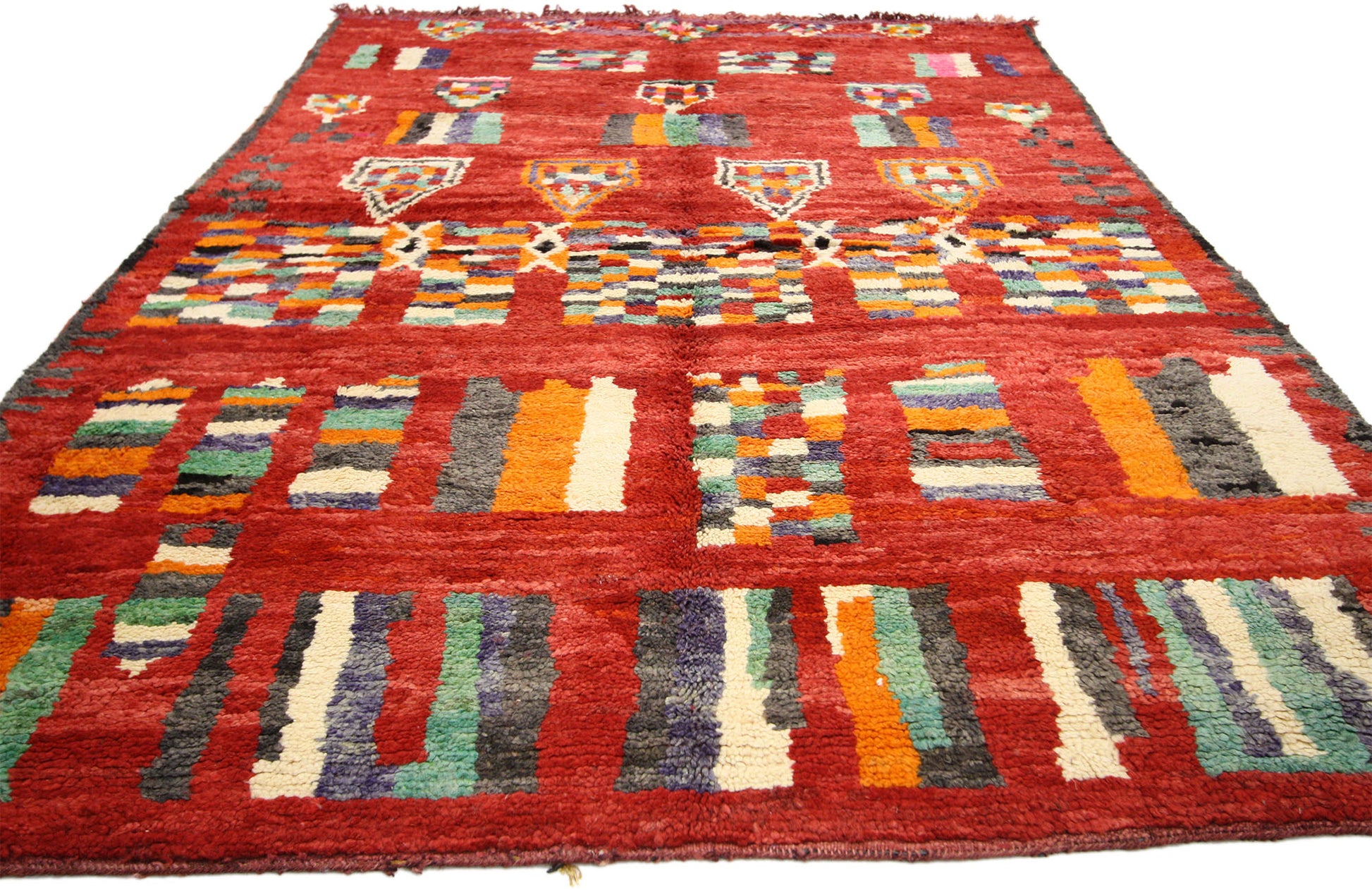 5 x 8 Vintage Moroccan Rug 74789