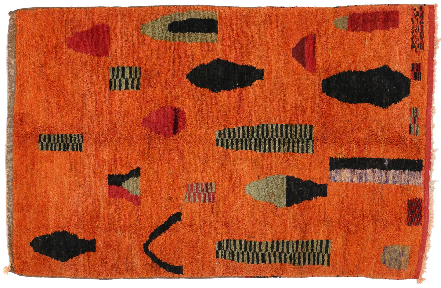 5 x 7 Vintage Moroccan Rug 74791