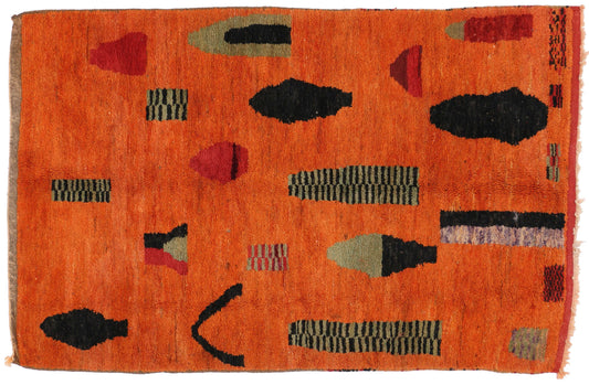 5 x 7 Vintage Moroccan Rug 74791