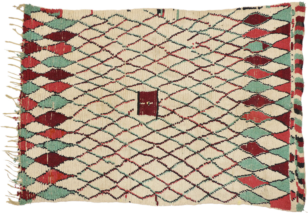 5 x 7 Vintage Moroccan Rug 74793