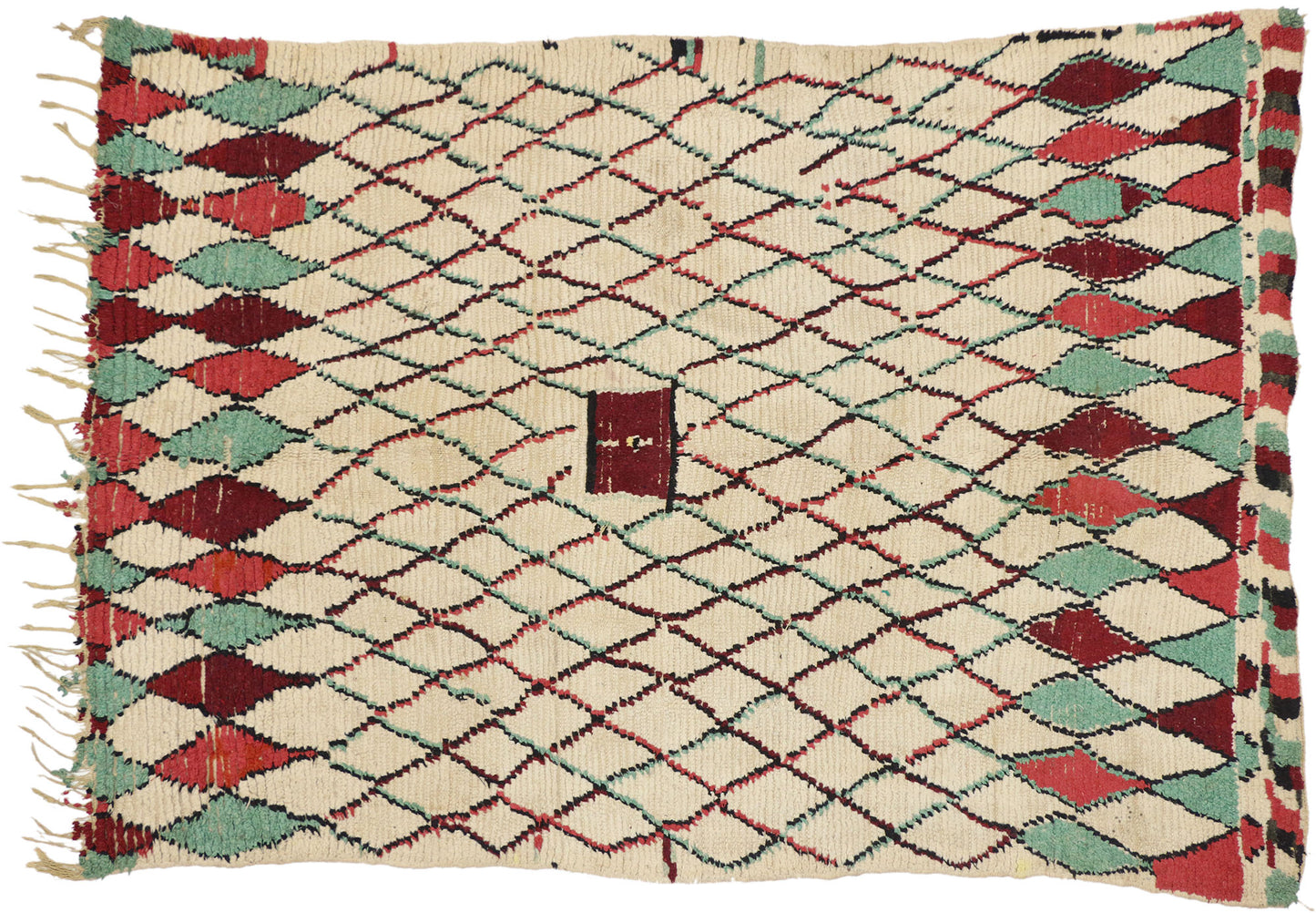 5 x 7 Vintage Moroccan Rug 74793