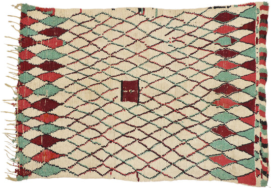 5 x 7 Vintage Moroccan Rug 74793