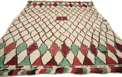 5 x 7 Vintage Moroccan Rug 74793