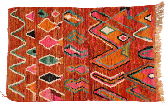 5 x 8 Vingtage Moroccan Rug 74794