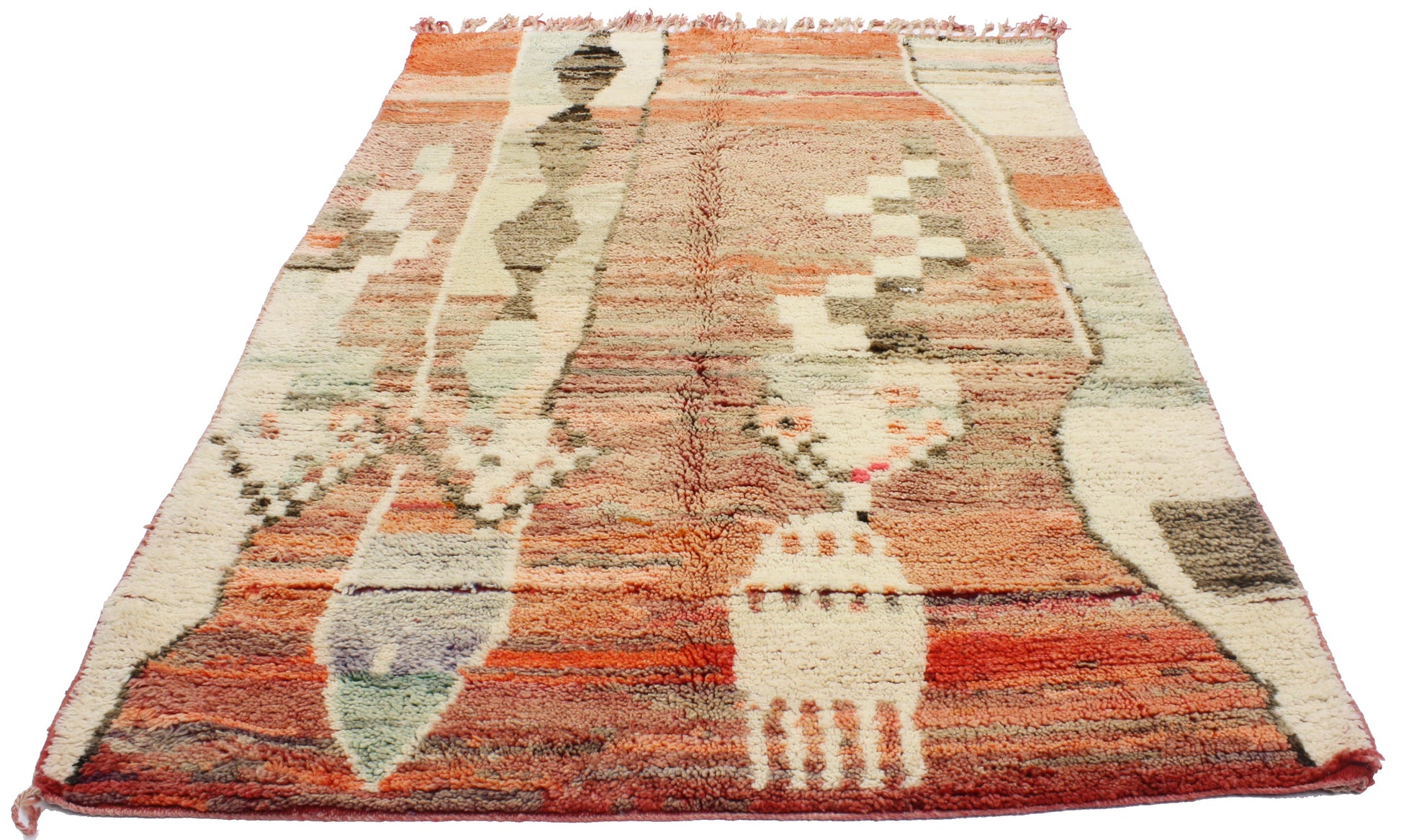 5 x 8 Vintage Moroccan Rug 74797