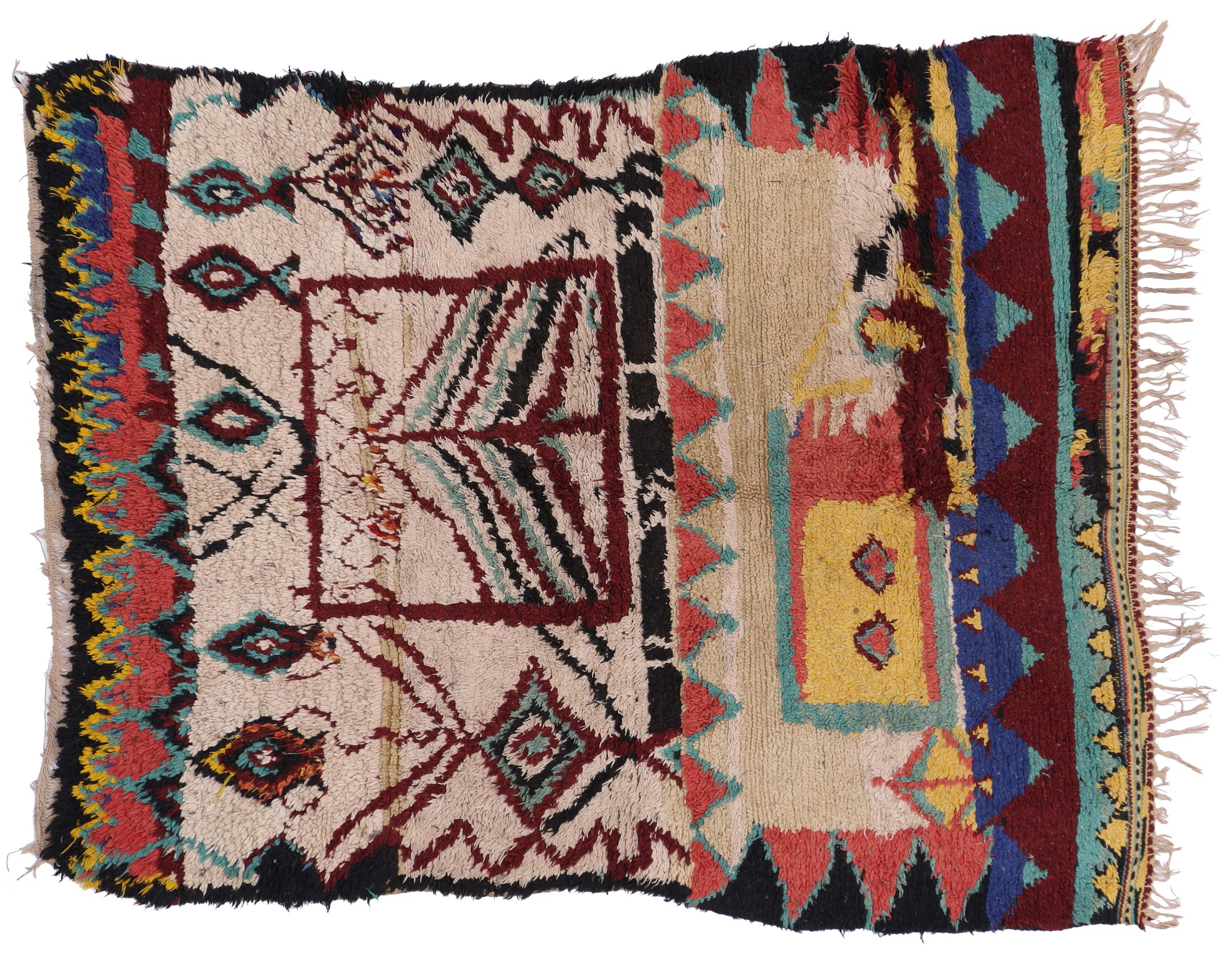 4 x 5 Vintage Moroccan Rug 74800