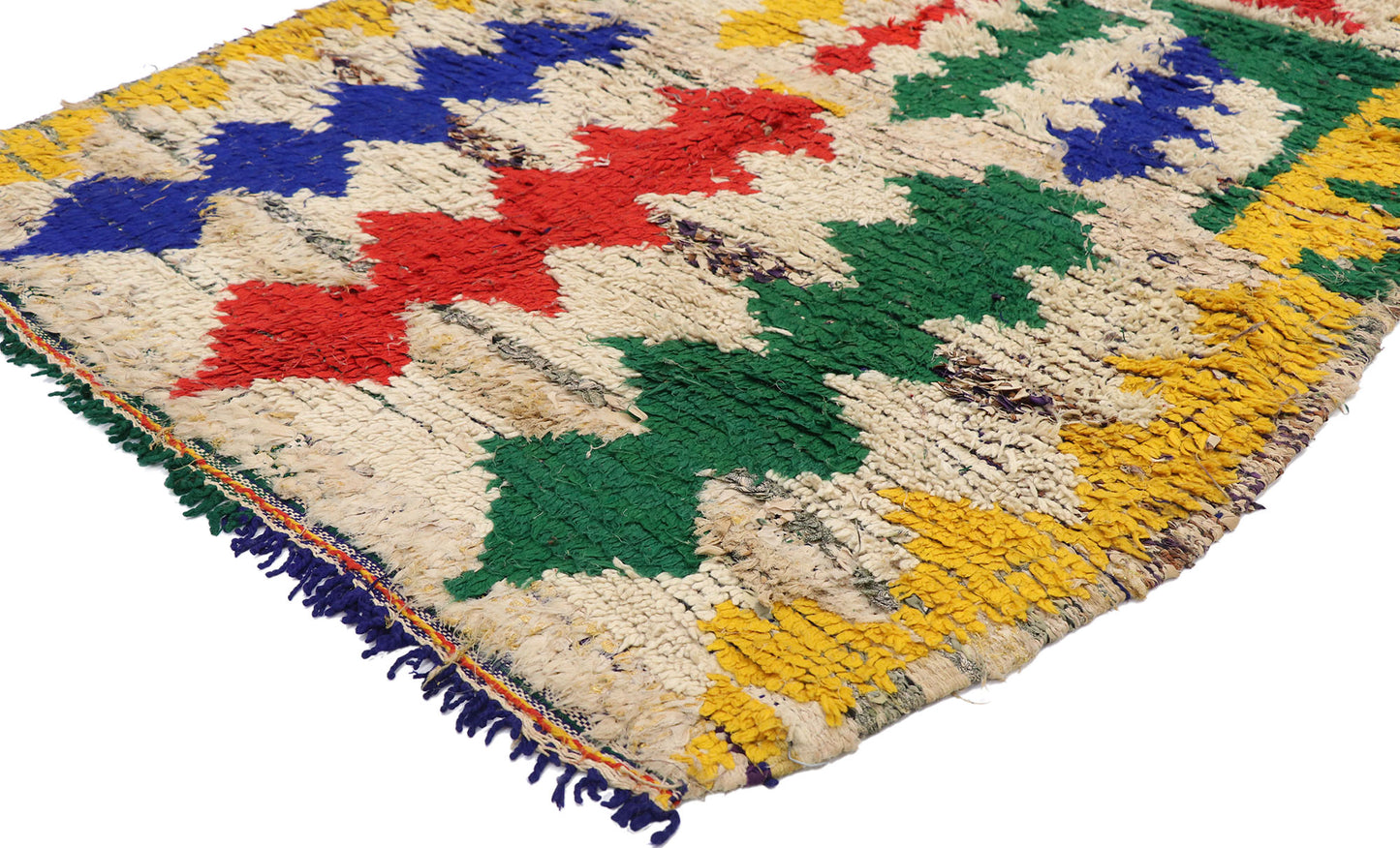 4 x 4 Vintage Moroccan Azilal Rug 74802