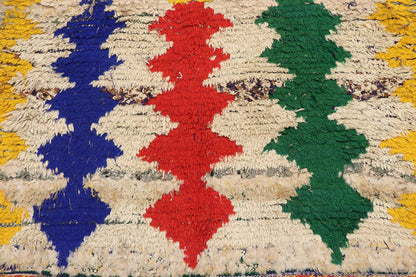 4 x 4 Vintage Moroccan Azilal Rug 74802