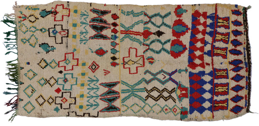 4 x 8 Vintage Moroccan Rug 74807