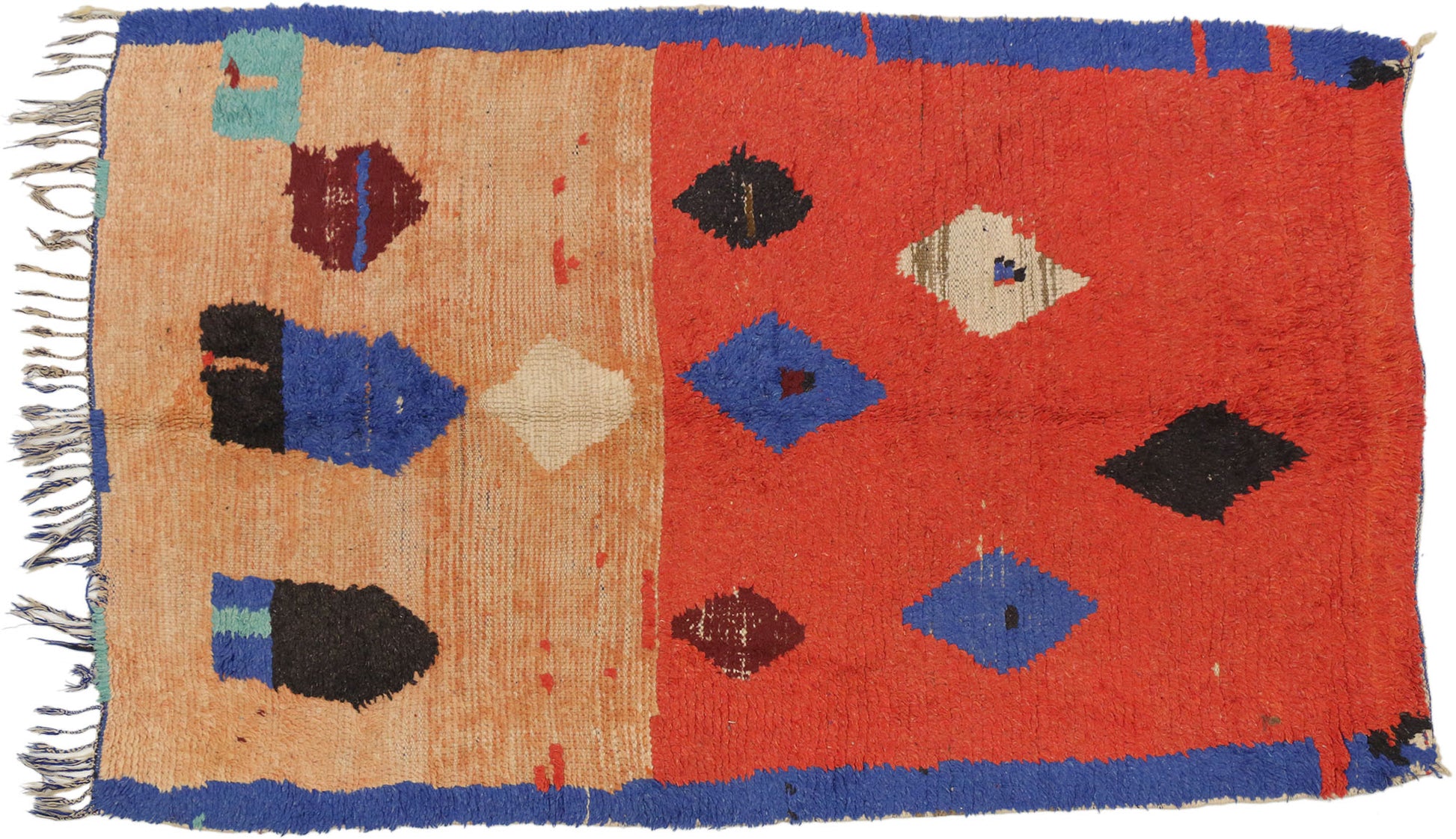 4 x 6 Vintage Moroccan Rug 74808