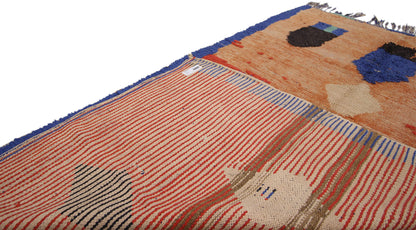 4 x 6 Vintage Moroccan Rug 74808