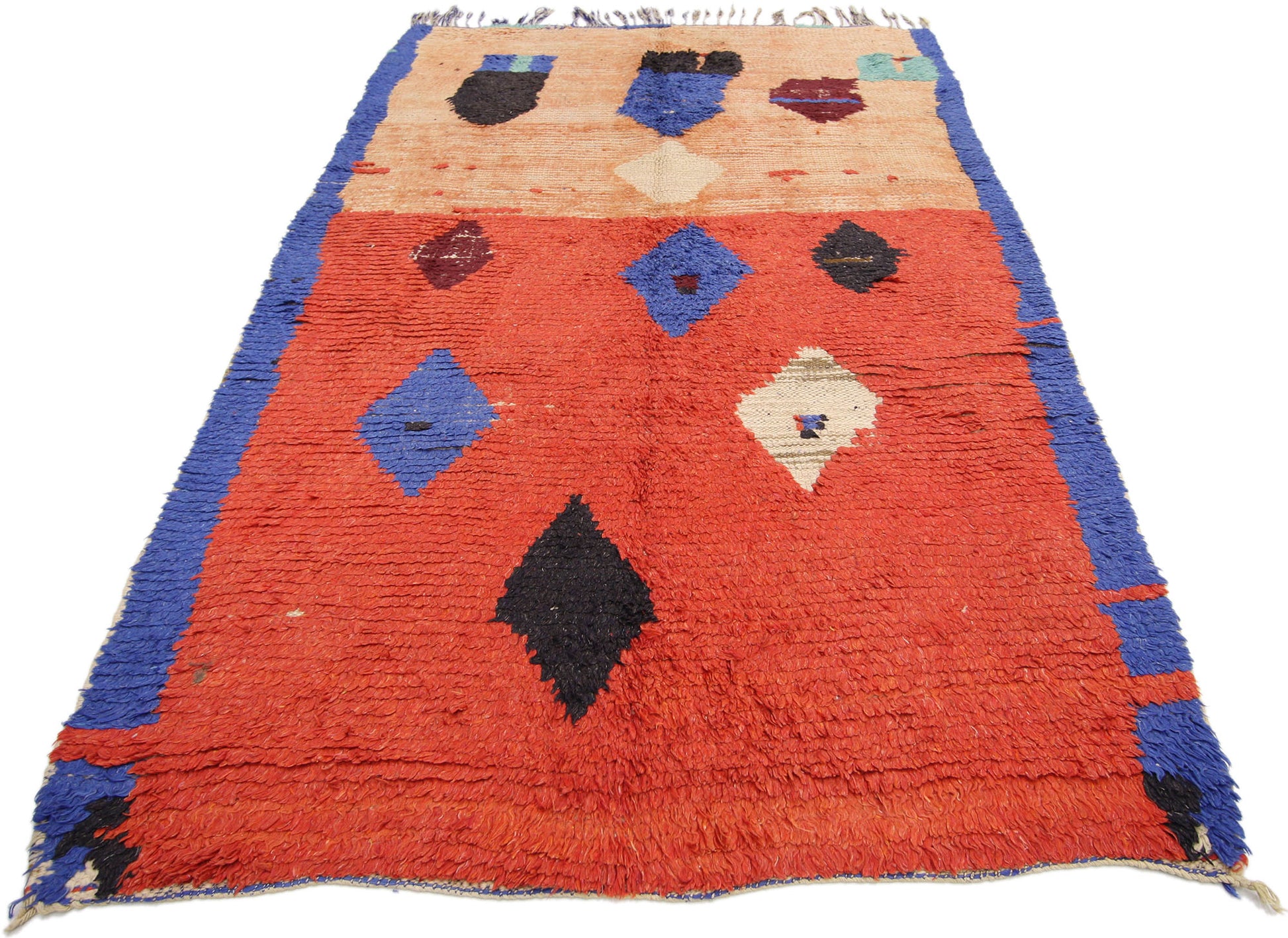 4 x 6 Vintage Moroccan Rug 74808