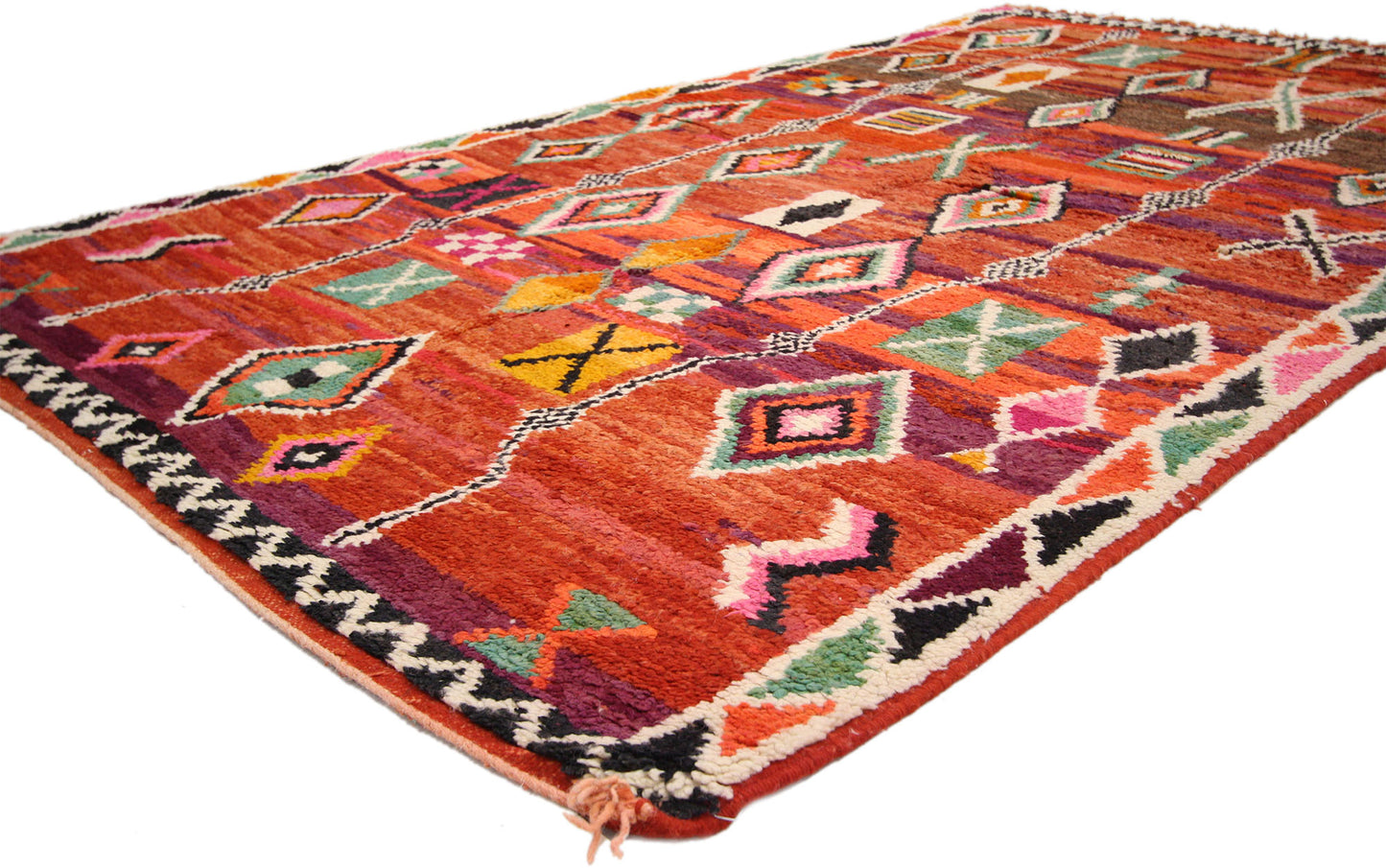 5 x 8 Vintage Moroccan Rug 74815