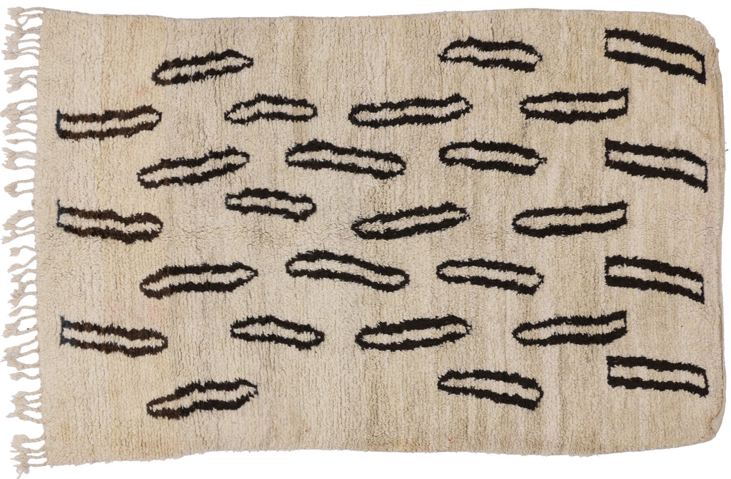 5 x 8 Vintage Moroccan Rug 74816