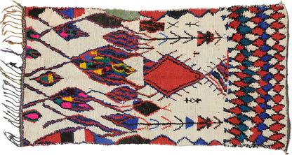 4 x 9 Vintage Moroccan Rug 74817