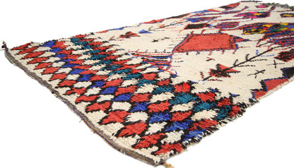 4 x 9 Vintage Moroccan Rug 74817