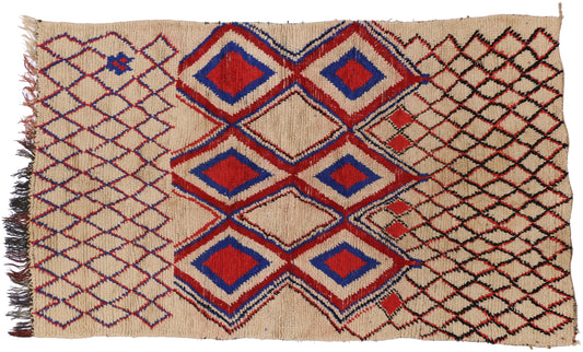 5 x 8 Vintage Moroccan Rug 74821