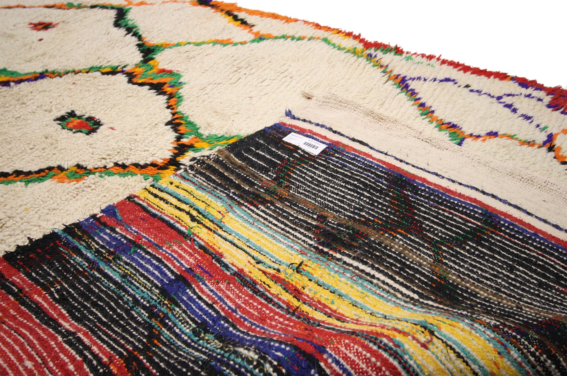 4 x 9 Vintage Moroccan Azilal Rug 74823