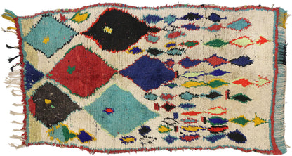 3 x 6 Vintage Moroccan Azilal Rug 74824