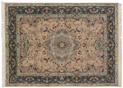 9 x 12 Vintage Persian Tabriz Rug 74838
