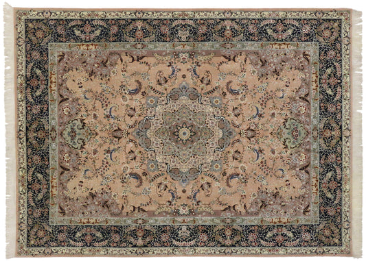 9 x 12 Vintage Persian Tabriz Rug 74838