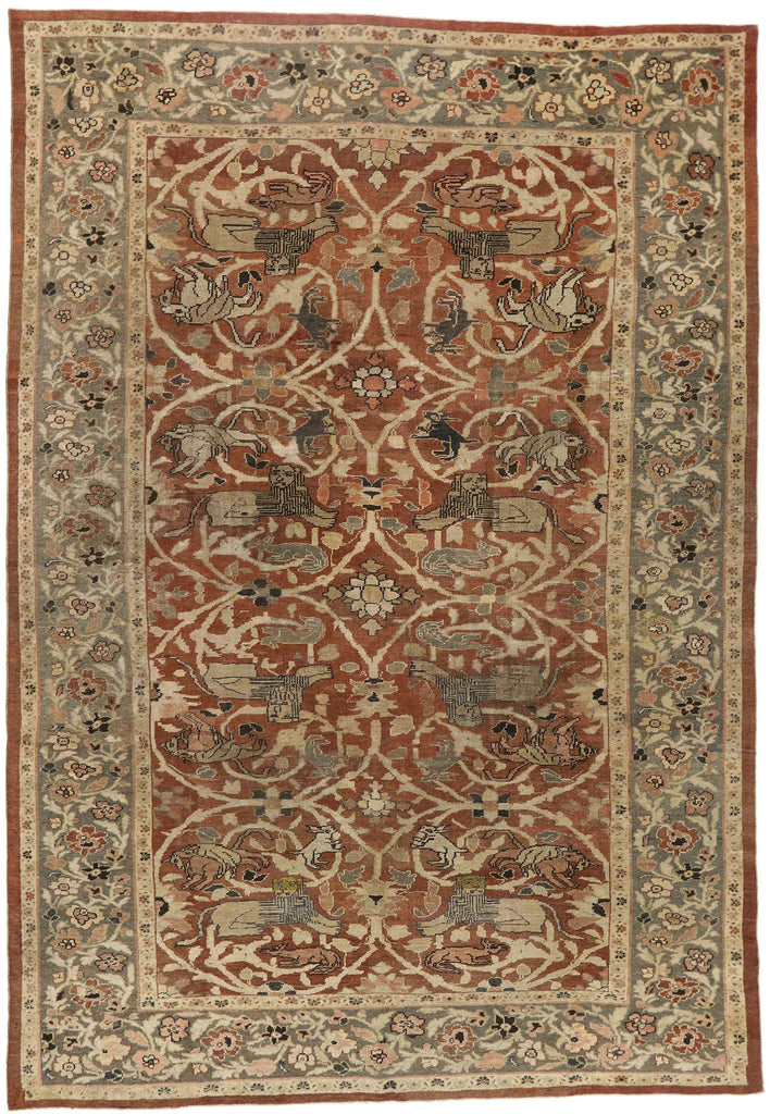 10 x 15 Antique Persian Sultanabad Rug 74840