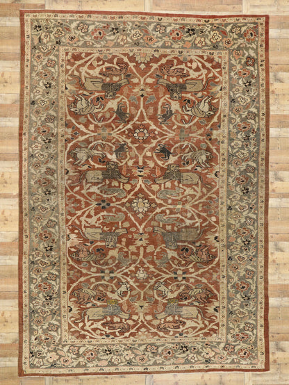 10 x 15 Antique Persian Sultanabad Rug 74840