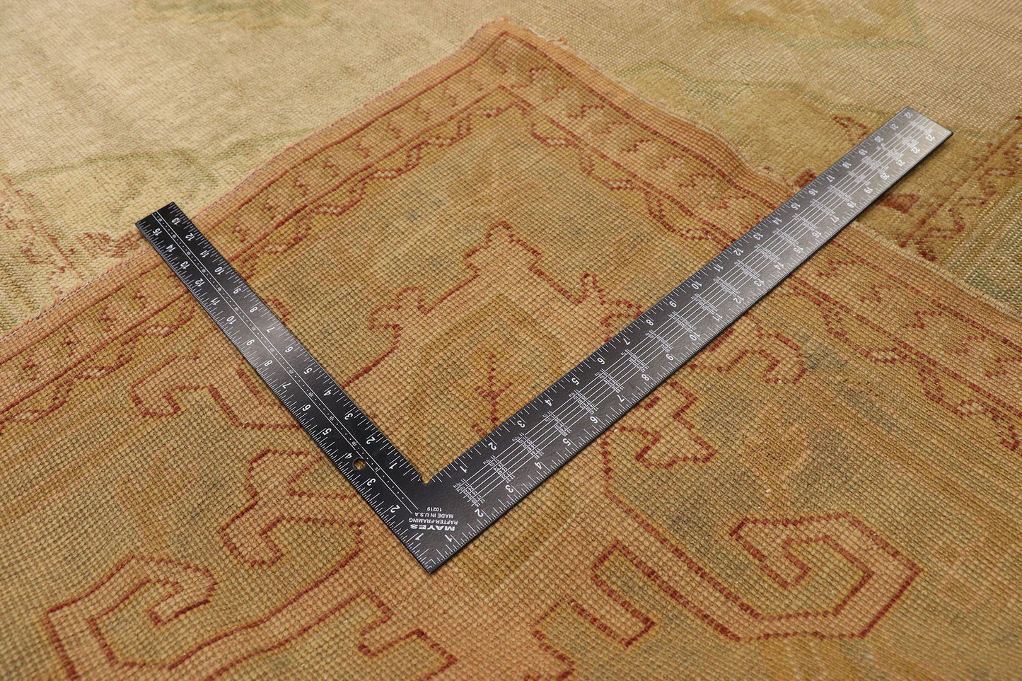 14 x 18 Antique Turkish Oushak Rug 74842