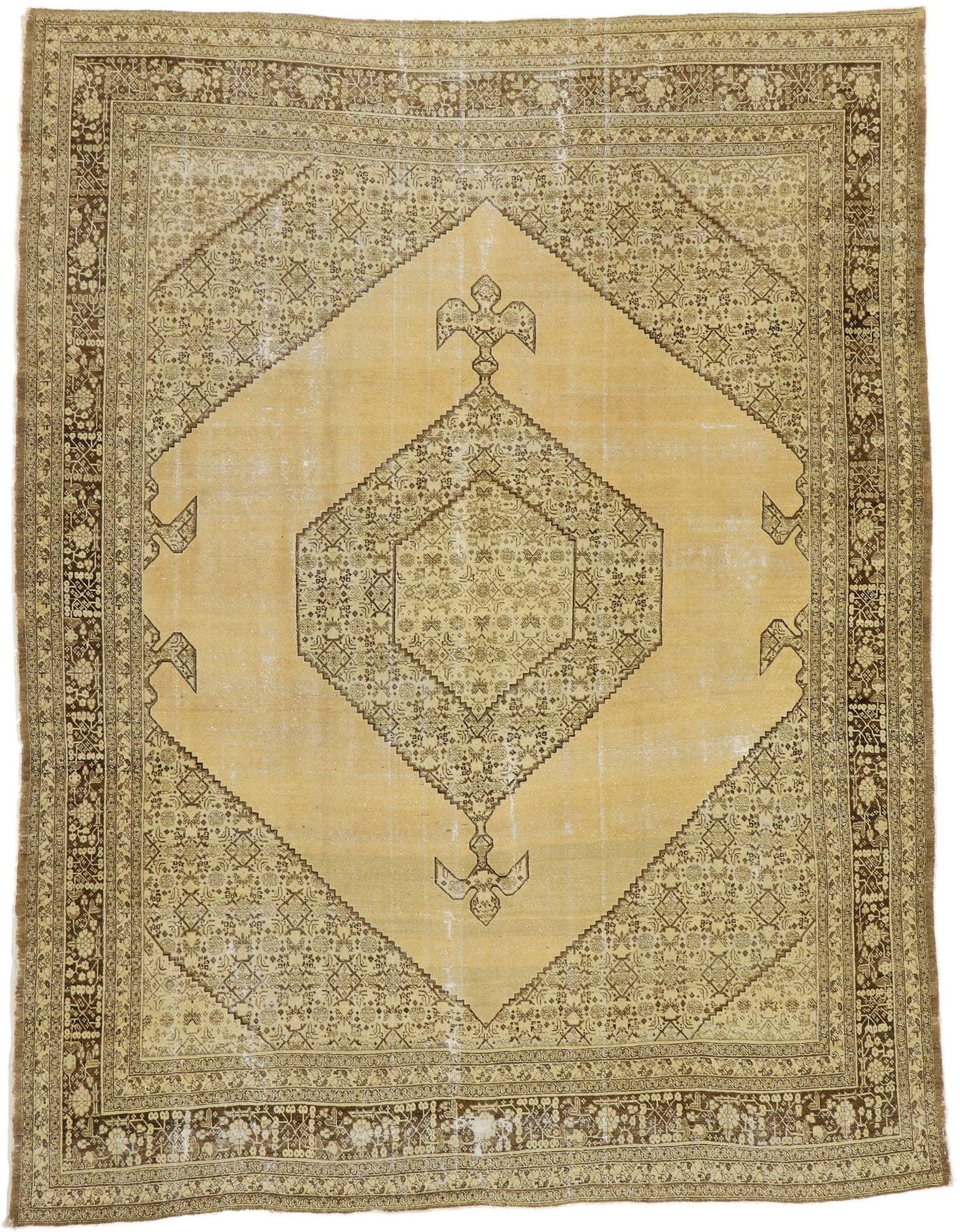 9 x 12 Haji Khalili Antique Persian Tabriz Rug 74846