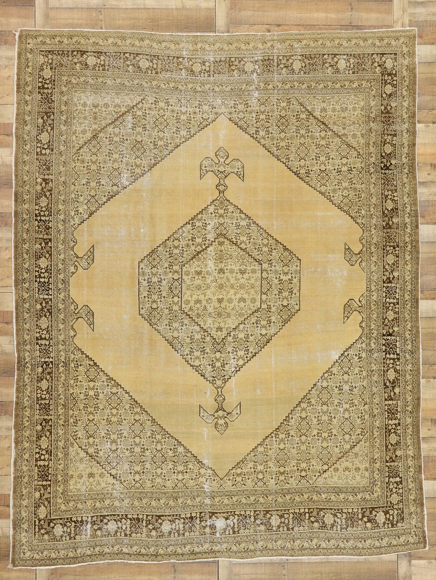 9 x 12 Haji Khalili Antique Persian Tabriz Rug 74846