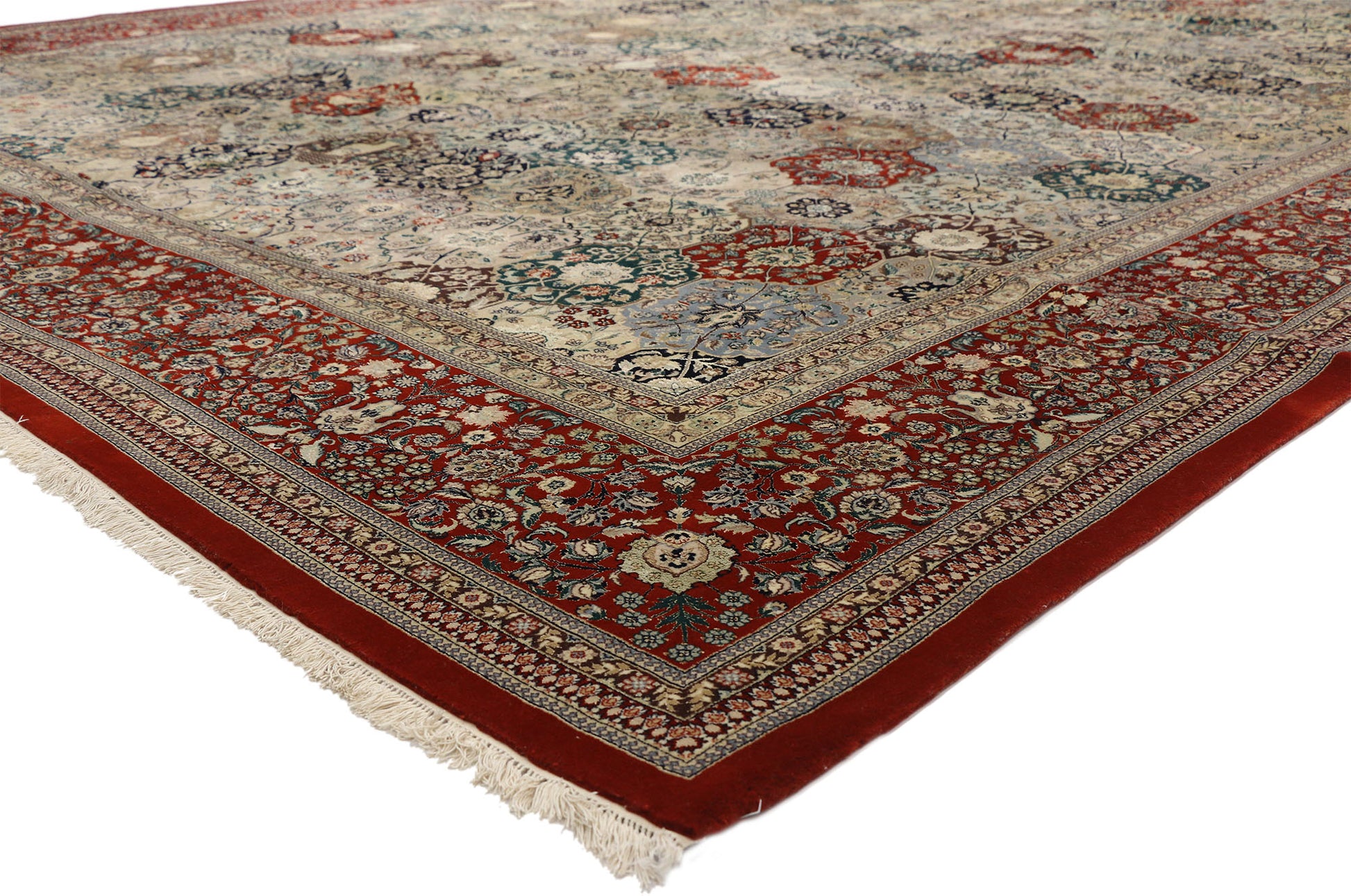 11 x 16 Vintage Chinese Tabriz Rug 74848