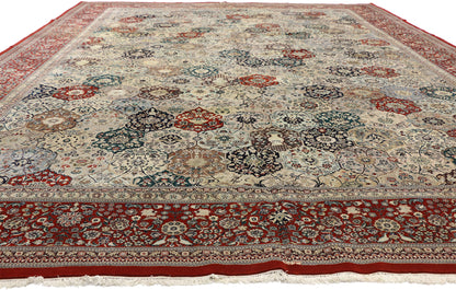 11 x 16 Vintage Chinese Tabriz Rug 74848