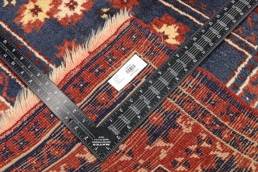 4 x 5 Vintage Turkish Oushak Prayer Rug 74863