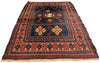 4 x 5 Vintage Turkish Oushak Prayer Rug 74863