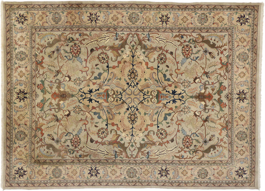 9 x 12 Vintage Indian Rug 74867