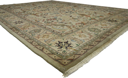 9 x 12 Vintage Indian Rug 74867